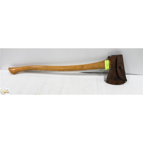 AXE IN LEATHER CASE