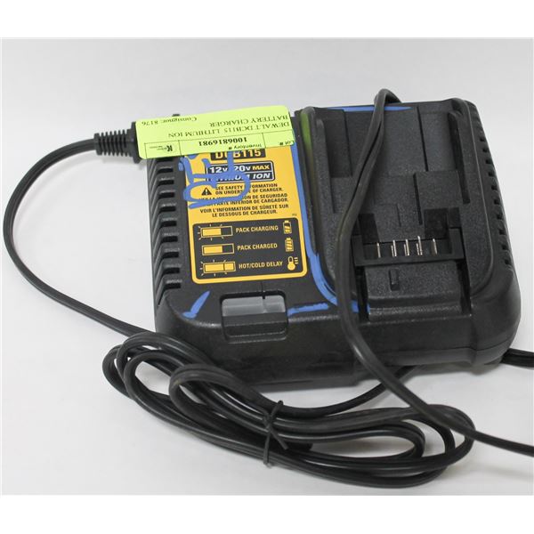 DEWALT DCB115  LITHIUM ION BATTERY CHARGER