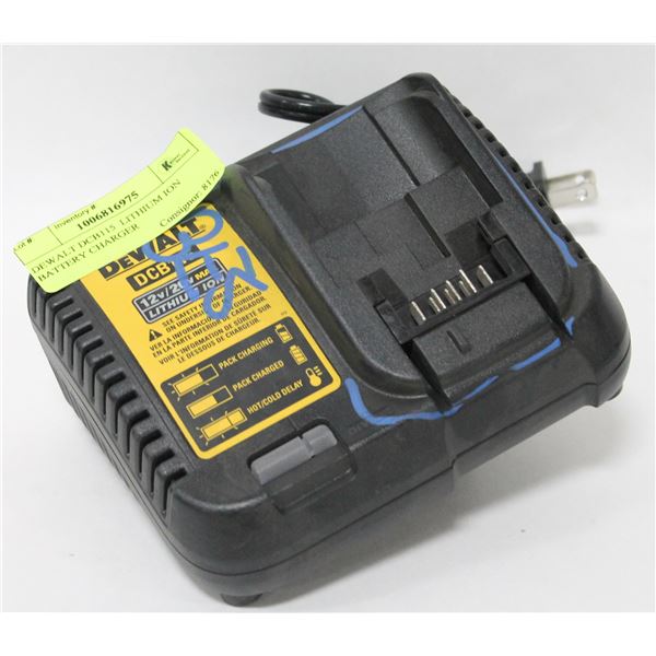 DEWALT DCB115  LITHIUM ION BATTERY CHARGER