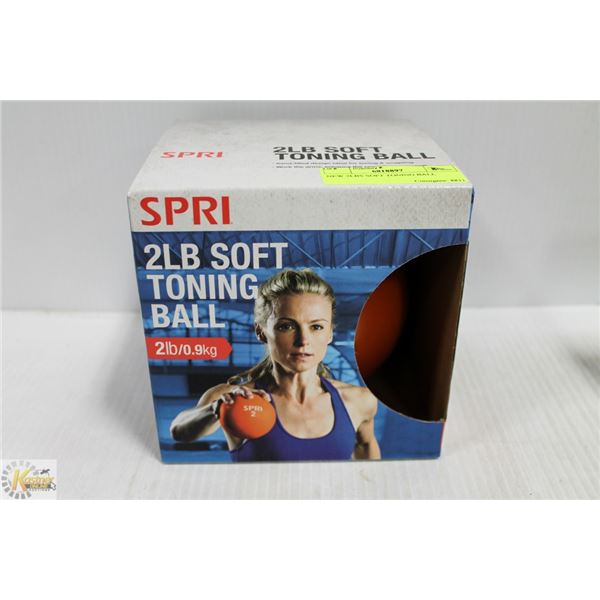 NEW 2LBS SOFT TONING BALL