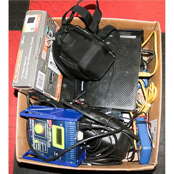 BOX OF ELECTRONICS LOT