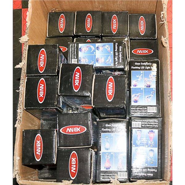 BOX WITH GLASS SCUPLTURE