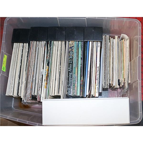 BOX OF CROCHET/KNITTING/CRAFTS/SEWING INSTRUCTION