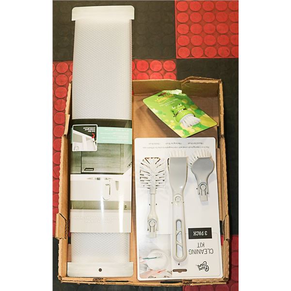 LOT OF NEW KITCHEN CLEANING ACCESSORIES
