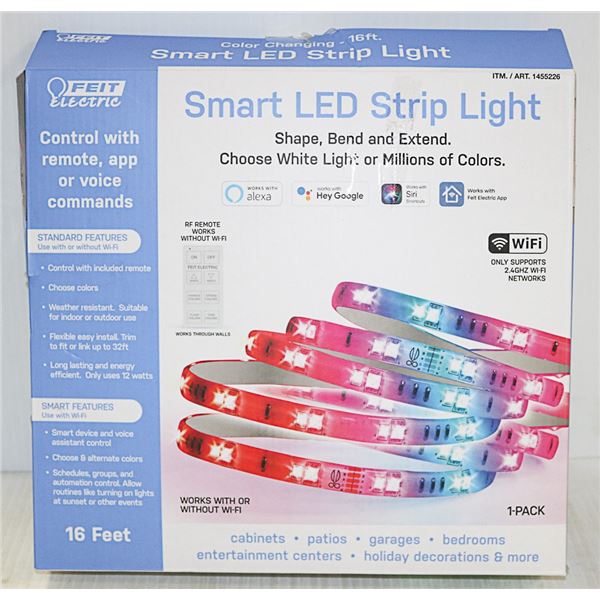 FEIT ELECTRIC WIFI CONTROLLED LED LIGHT STRIP