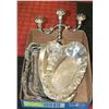 Image 1 : LOT OF SILVER PLATE INCLUDING CANDLEABRA