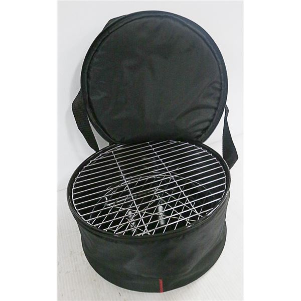 NEW ELITE CHARCOAL BBQ IN A CASE 12" DIAMETER