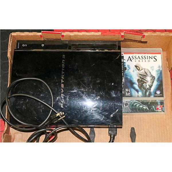 BACKWARDS COMPATIBLE SONY PS3 MODEL CECHE01 /W 2