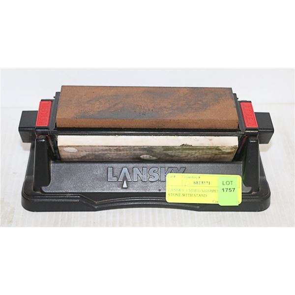 LANSKY 3 SIDED SHARPENING STONE WITH STAND