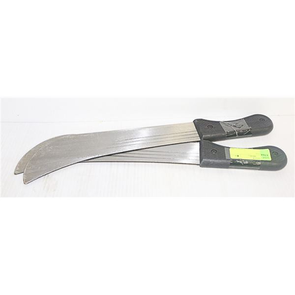LOT OF 2 MACHETES