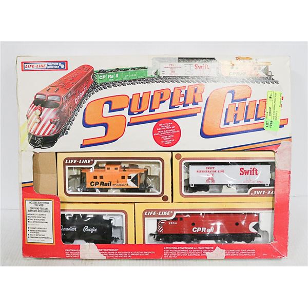 NOS VINTAGE UNUSED SUPER CHIEF CPR HO TRAIN SET