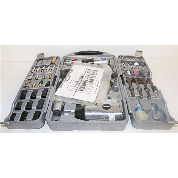 POWER FIST 71 PC AIR TOOL SET INCLUDES 5 AIR