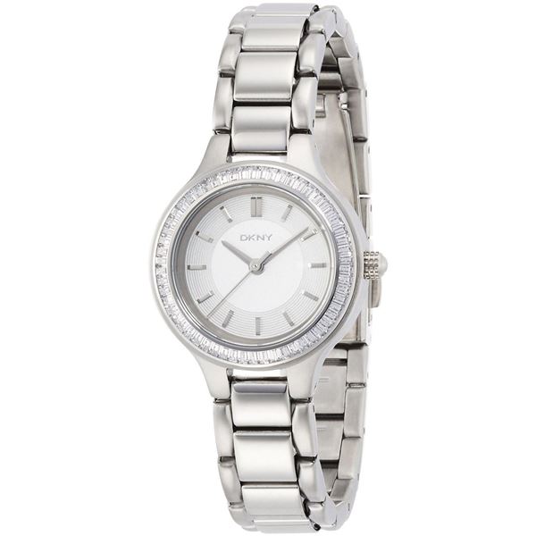 NEW DKNY 28MM BAGUETTE CRYSTAL BEZEL MSRP $209