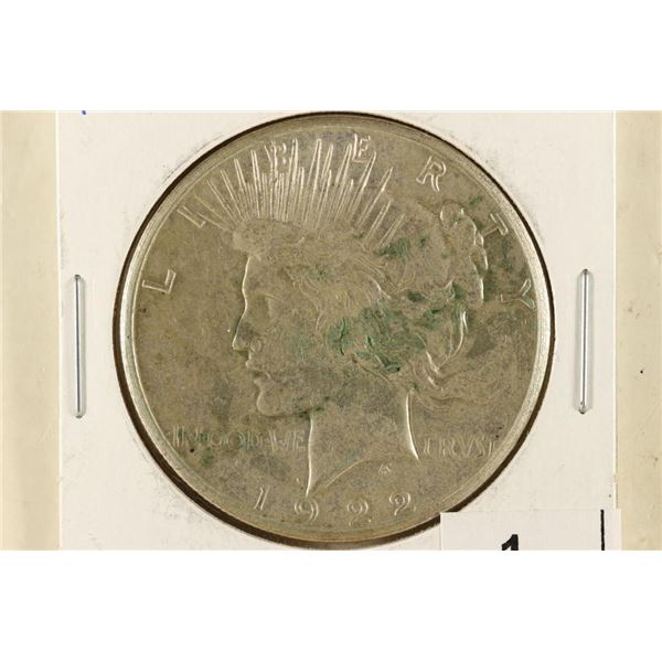 1922-S PEACE SILVER DOLLAR