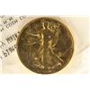 Image 1 : 1945-D GOLD PLATED WALKING LIBERTY HALF DOLLAR