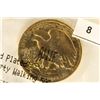 Image 2 : 1945-D GOLD PLATED WALKING LIBERTY HALF DOLLAR