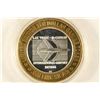 Image 2 : CASINO $10 SILVER TOKEN (UNC) BLACKJACK "21"