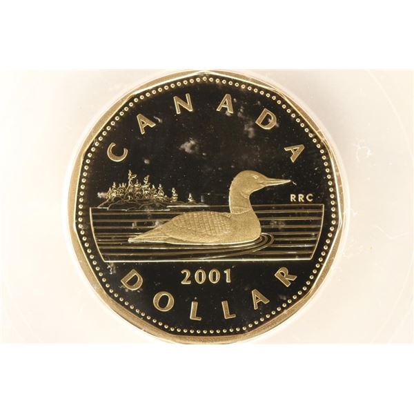 2001 CANADA LOON DOLLAR ICG PR69 DCAM