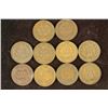 Image 2 : 10 ASSORTED 1900'S INDIAN HEAD CENTS