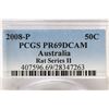 Image 3 : 2008-P AUSTRALIA RAT SERIES 2 SILVER 50 CENTS PCGS