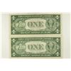 Image 2 : 2-1935-A $1 SILVER CERTIFICATES CONSECUTIVE