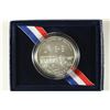 Image 2 : 2009 LOUIS BRAILLE BICENTENNIAL UNC SILVER DOLLAR