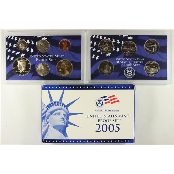 2005 US PROOF SET (WITH BOX)