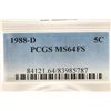 Image 3 : 1988-D JEFFERSON NICKEL PCGS MS64FS