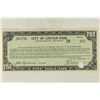 Image 1 : 1934 CITY OF LINCOLN PARK, MICHIGAN $5 BOND/NOTE
