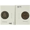 Image 1 : 1853 & 1854 SEATED LIBERTY DIMES
