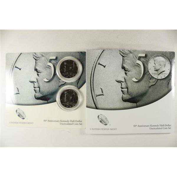 2014 US MINT 50TH ANNIVERSARY KENNEDY HALF DOLLAR