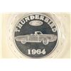 Image 1 : 1964 FORD THUNDERBIRD 1 TROY OZ .999 FINE SILVER