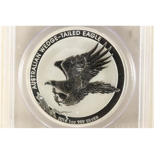 2014-P AUSTRALIA WEDGE TAILED EAGLE SILVER DOLLAR