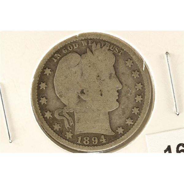 1894-O BARBER QUARTER