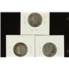 Image 2 : 1956, 1957 & 1958 CANADA 25 CENTS PROOF