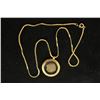 Image 1 : 250-390 A.D. ANCIENT COIN IN GOLD FILLED NECKLACE