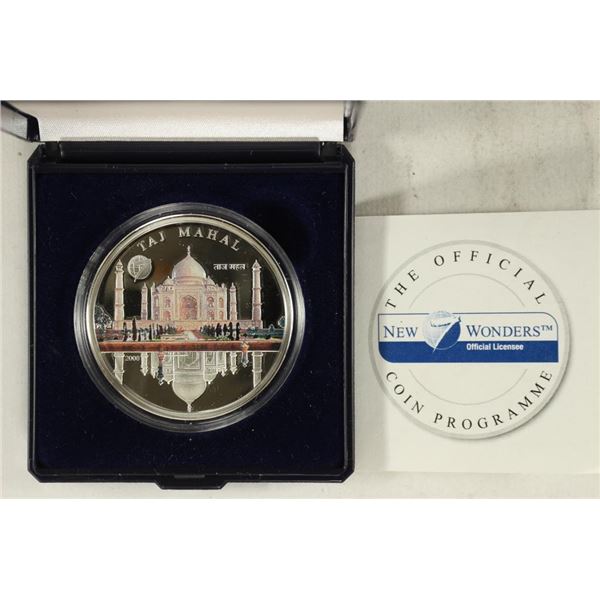 2008 MONGOLIA SILVER COLORIZED PROOF 500
