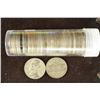 Image 1 : ROLL OF 40-1944-S 35% SILVER JEFFERSON WAR NICKELS