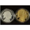 Image 1 : 2-1 1/2'' TOKENS 2001 AMERICAN BUFFALO COPY AND A