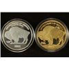 Image 2 : 2-1 1/2'' TOKENS 2001 AMERICAN BUFFALO COPY AND A