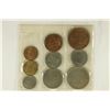 Image 2 : 1953 GREAT BRITAIN 9 COIN UNC SET