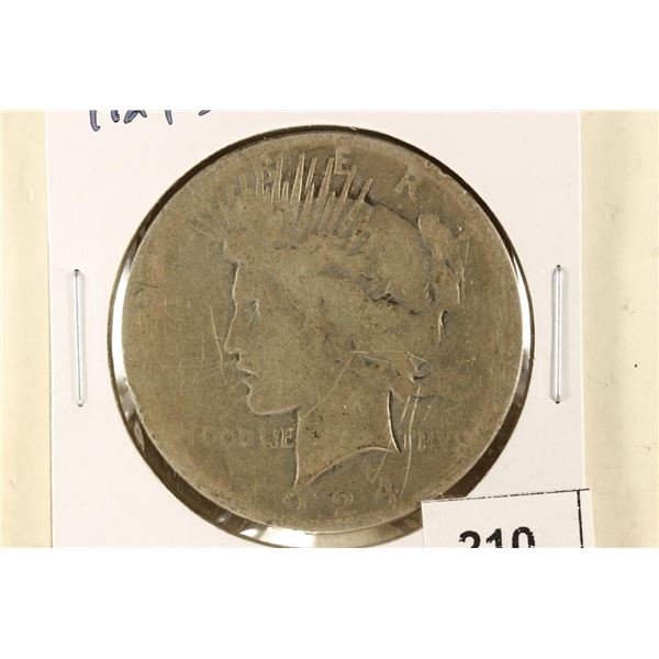 1924-S PEACE SILVER DOLLAR