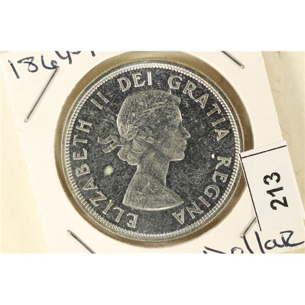 1964 CANADA CHARLOTTETOWN PROOF SILVER DOLLAR