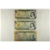 Image 1 : CANADA 2-1973-$1 AND 1979-$5 BILLS