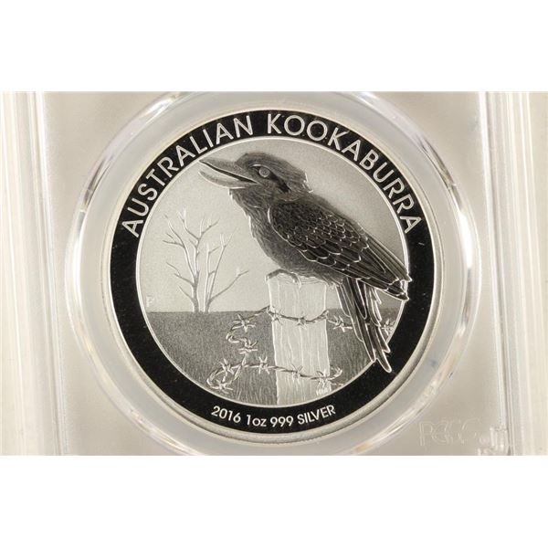 2016-P AUSTRALIA KOOKABURRA 1 OZ SILVER DOLLAR