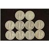 Image 2 : 10 ASSORTED MERCURY DIMES 1-1937 & 9-1940'S