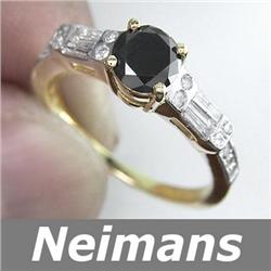 Certified 4.25 ct Star Sapphire & Diamond Ring 14k Gold