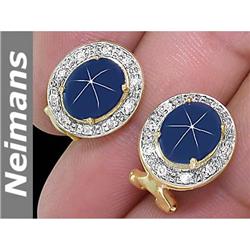 USGL Certified Gem 17.75 ct Sapphire Bracelet 14kt Gold