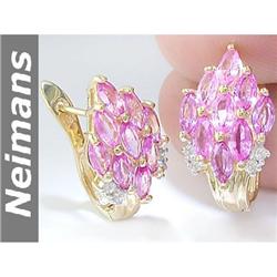 Certified 2.50 ct Yellow Sapphire & Diamond Ring 14kt