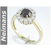 Image 1 : USGL Certified .50 ct Black Diamond Pendant 14kt Gold